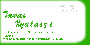 tamas nyulaszi business card